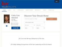 Tablet Screenshot of kwdallasluxuryhomes.com